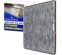 Cooker Hood Carbon Filter DKF 25-P DKF25-P DKF25P 340x310x21 mm Extractor Hood with Original Code 11762650 28996430EU1 for Miele - MONTERAL