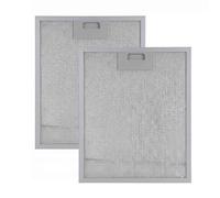 Cooker Hood Filter,2 Pack 305x267x9mm 5-Layer Aluminium Mesh Filters, Universal Kitchen Extractor Fan Grease Replacement Filter for Most Range Hoods, Washable & Reusable