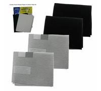 COOKER HOOD FILTER EXTRACTION FAN ODOUR PAPER GREASE & CARBON CUT TO SIZE x 4