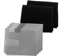 Cooker Hood Filter Kit for NEW WORLD Vent Extractor Fan (4 x Grease + 2 x Carbon Filters)