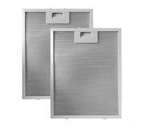 Cooker Hood Filter,Metal Grease Filter, Cooker Hood Grease Filter, Metal Mesh Extractor Fan Vent Filter for Many Leading Brand of Kitchen Cooker Hood, 23x26cm(2pcs)