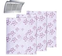 Cooker Hood Filter Paper, 3 Pack Kitchen Extractor Fan Filters with Saturation Indicator Replacement Cooker Hood Filters Universal Cut to Size Extractor Hood Filters