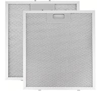 Cooker Hood Filter Replacement 2PCS Metal Grease Filters For Range Hood, 320mmX260mm Kitchen Fan, Universal