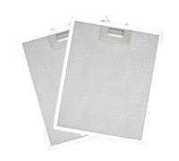 Cooker Hood Filter Replacement 320x260mm 2 Pcak,Aluminium Alloy Universal Extractor Fan Filters with 5-Layer Aluminum,Metal Grease Filter, Kitchen Cooker Hood Filters