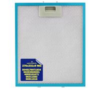 Cooker Hood Grease Filter has Dimensions 276x231x9 mm and Made from Aluminium with the Original Code 56211582 56911516 4055101671 50253565001 5045176971834 for Aeg for Electrolux for Elica - MONTERAL