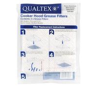 Cooker Hood Grease Filters 2 Pack 57 x 47cm Universal Cut To Fit