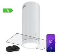 Beretta Premium island extractor hood app exhaust/recirculating air 544 m³/h LED activated carbon filter