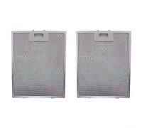 Cooker Hood Metal Grease Filter, 2pcs Metal Mesh Extractor Vent Filters for Home Kitchen Extractor Fan, 320 x 260 mm