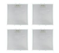 Cooker Hood Metal Grease Filter, Silver Cooker Hood Filters Metal Mesh Extractor Vent Filter 320 x 320 x 9 mm(4 pieces.)