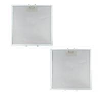 Cooker Hood Metal Grease Filter, Silver Cooker Hood Filters Metal Mesh Extractor Vent Filter 320 x 320 x 9 mm(2 pieces.)