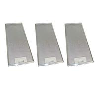 Cooker Hood Metal Grease Filters Pack of 3 compatible with Tricity Whirlpool