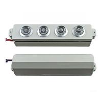 Cooker Hood Switch 5 Button Type Keyboard Replacement for Range Vent Fan Control Unit Metal Plastic 120mm Hole(9)