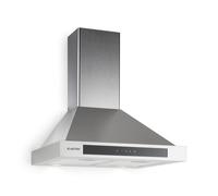 Klarstein Zelda 60cm 600.9m³/h Chimney Cooker Hood Silver