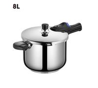 COOKER KING Pressure Cooker - 304 Stainless Steel - Single Handle - 8L - 24 cm