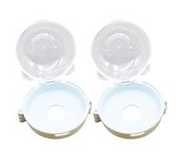 Cooker Knob Covers - Clear Universal Size Protectors, Heat Resistant Guards, Child Safe Safety Locks, Kitchen Control Signs | Báby
