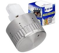 Cooker Knob for the Gas Hob Ø 33 mm with the Original Code 42122223 for Vestel - Warranty 10 Years - MONTERAL