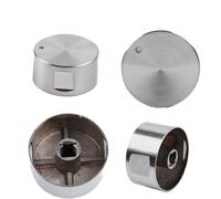 Cooker Knobs,Gas Stove Cooker Control Knobs 4Pcs Alloy material Rotary Switches Round Knob Gas Stove Burner Oven Kitchen Parts Handles For Gas Stove