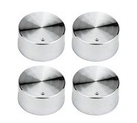 Cooker Knobs,Gas Stove Cooker Control Knobs 4Pcs Alloy Rotary Gas Stove Switches 6mm Round Gas Stove Knobs Universal Burner Oven Kitchen Cookware Parts Handles