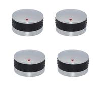 Cooker Knobs,Gas Stove Cooker Control Knobs 4PCS Gas Grill Control Knobs Replacement Silicone Ring Rotary Switches Fit BBQ Gas Grill For Oven Stove Round Accessory(50mm)(50mm)