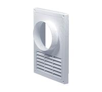130 x 200 mm Kitchen Cooking Hood Wall Ventilation Grille Cap 100 mm Pipe Diameter