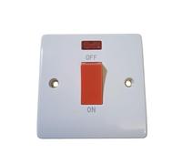 COOKER SWITCH 1 GANG (45 AMP SWITCH)