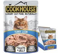 COOKHOUSE Tuna Loin Fillets in Jelly Cat Food - 18 x 70g