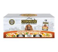 COOKHOUSE 100% Natural & Complete Luxury Wet Dog Food - 36 x 100g - Chicken Breast with Vegetables & Rice - Fillets in Jelly