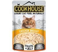 COOKHOUSE Chicken Breast Fillets in Jelly Cat Food - 18 x 70g