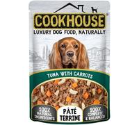 COOKHOUSE Tuna with Carrots Pâté Terrine Dog Food - 15 x 100g