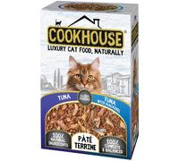 COOKHOUSE Tuna with Mackerel Pâté Terrine Cat Food - 6 x 70g