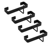 CookiBlend Metal Concrete Post Clips Outdoor Garden Fence Panel Concrete Post Security Brackets, Suitable For Standard 4-inch Concrete-Columns(4 Pack)