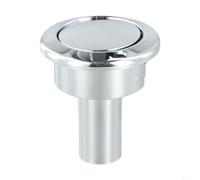 CookiBlend Toilet Flush Button for Siamp Storm 33A, Toilet Push Button Flush Replacement Fitting Standard Cistern Holes Ranging from 38Mm to 44Mm in Diameter(Silver 48mm)