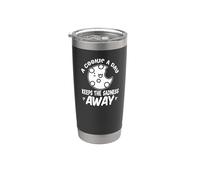 Cookie A Day Keeps Sadness Away Motivational Quote Stainless Steel Insulated Tumbler
