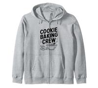 Cookie Baking Crew Funny Baking Team Zip Hoodie
