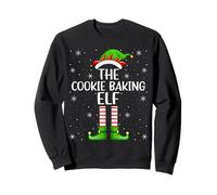 Cookie Baking Elf Christmas Matching Family Baking Team Xmas Sweatshirt