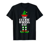 Cookie Baking Elf Christmas Matching Family Baking Team Xmas T-Shirt