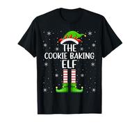 Cookie Baking Elf Christmas Matching Family Baking Team Xmas T-Shirt