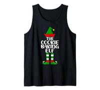Cookie Baking Elf Christmas Matching Family Baking Team Xmas Tank Top