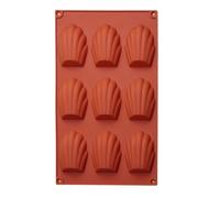 Cookie Baking Mold - Shell Shape Cake Cookie Mold | Cupcake Mold | Silicone Shell Cookie Mold | 9 Cavity Baking Mold