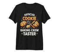 Cookie Baking Taster Funny Baking Sweet Tooth Premium T-Shirt