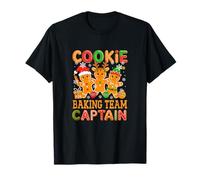 Cookie Baking Team Captain Elf Santa Gingerbreads Baker T-Shirt
