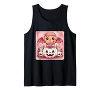 Cookie Bat Kawaii Pastel Goth Creepy Cute Skeleton Tank Top