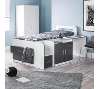 Cookie Cabin Bed - White and Black