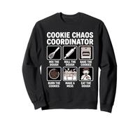 Cookie Chaos Coordinator Funny Baking Meme Eat The Dough Sweatshirt
