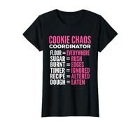 Cookie Chaos Coordinator Funny Baking Meme Eat The Dough T-Shirt
