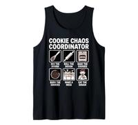 Cookie Chaos Coordinator Funny Baking Meme Eat The Dough Tank Top