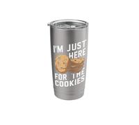 Cookie Chocolate Chips I'm Just Here for The Cookies Stainless Steel Insulated Tumbler