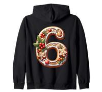 Cookie Christmas 67 Festive Six Seven 6 7 Meme Kids Adults Zip Hoodie