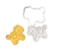 Cookie Cutter, 3D Printed Non-Stick Baking Moulds, 2026 Year of the Horse Cookie Cutter, Baking Moulds, for Pastries, Cakes, Desserts, Home, Kitchen, Dorm, Bakery, Shop, Party, Spring Festival