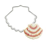 Cookie Cutter 6pcs Stainless Steel Shell Shape for Fruit and Cookies
